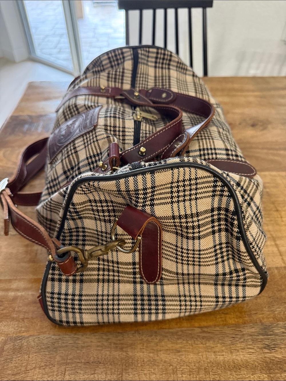 5/A Signature Baker Duffle Bag With Leather Strap - Picture 4 of 10